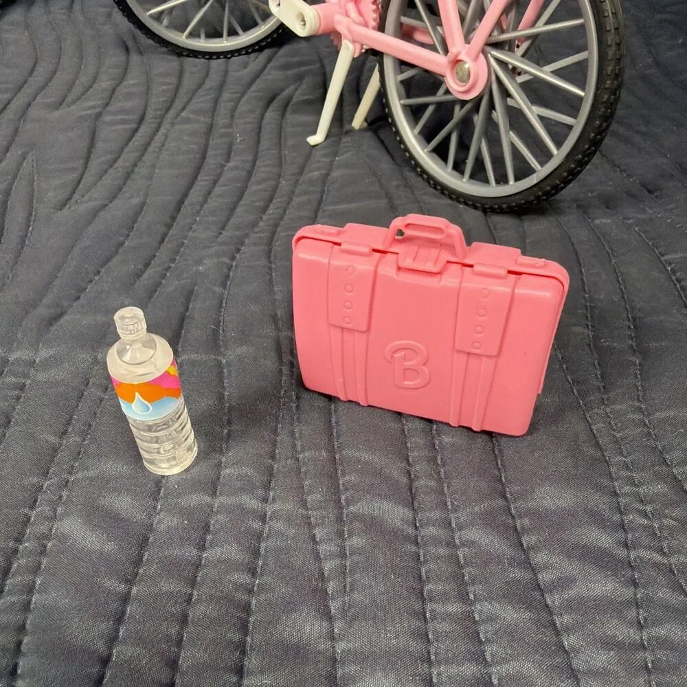 Lot of 3 Barbie Doll Bicycles Bikes w/ Accessories Mattel Vintage 1990s